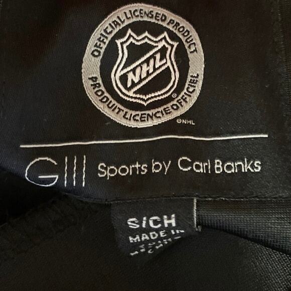 GIII NHL Carl Banks Philadelpia Flyers Hockey Athletic Jacket Sweatshirt Sz S - Picture 5 of 6